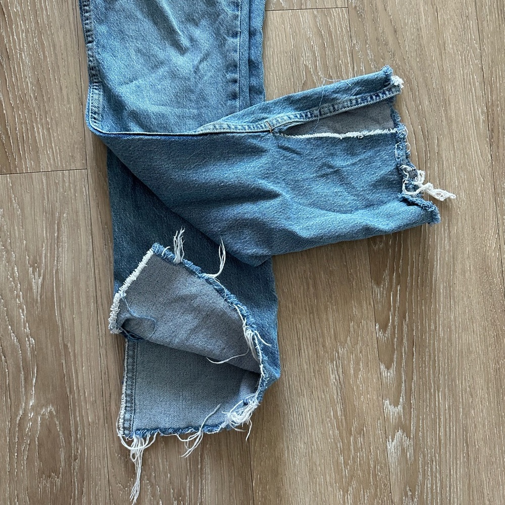 Zara Split hem jeans size 6 - Picture 5 of 6